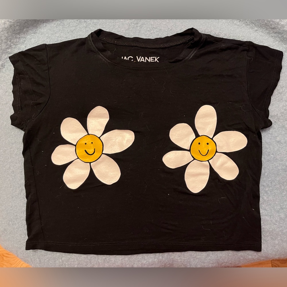 Vintage Jac Vanek crop tee